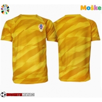 Moške Nogometnih dresov Hrvaška Vratar Domači EP 2024 Kratki rokavi